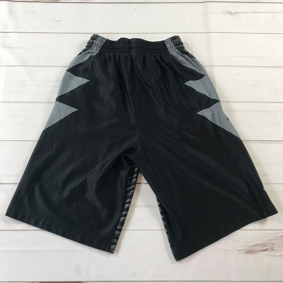 Nike Dri Fit Men Small Black Gray Space Dye Active Training Shorts - Picture 3 of 14